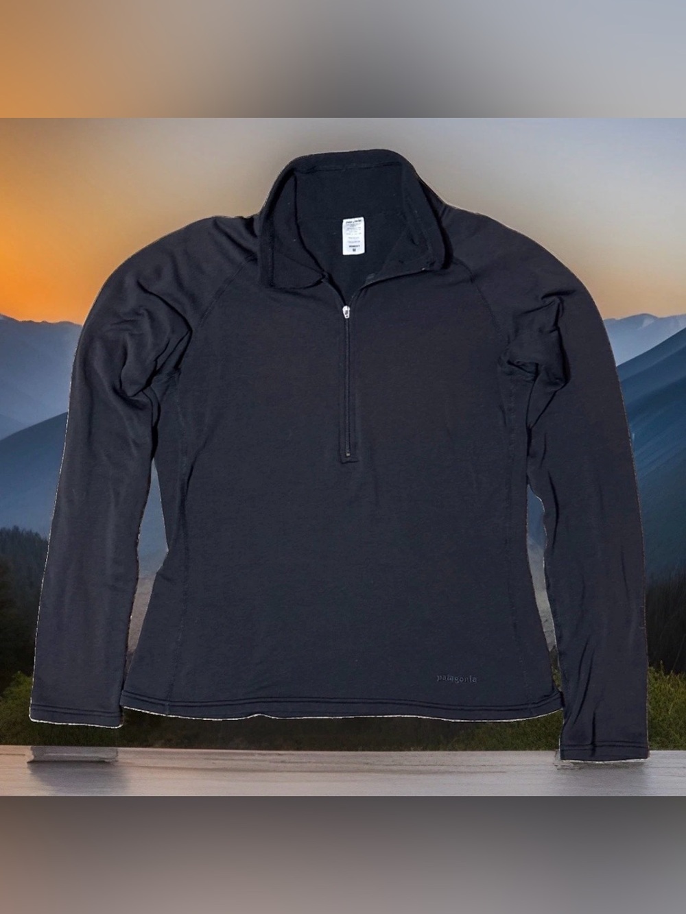 Patagonia Worn Wear R.5 Top-Half Zip Polartec Black Style # 41610- Women's M
